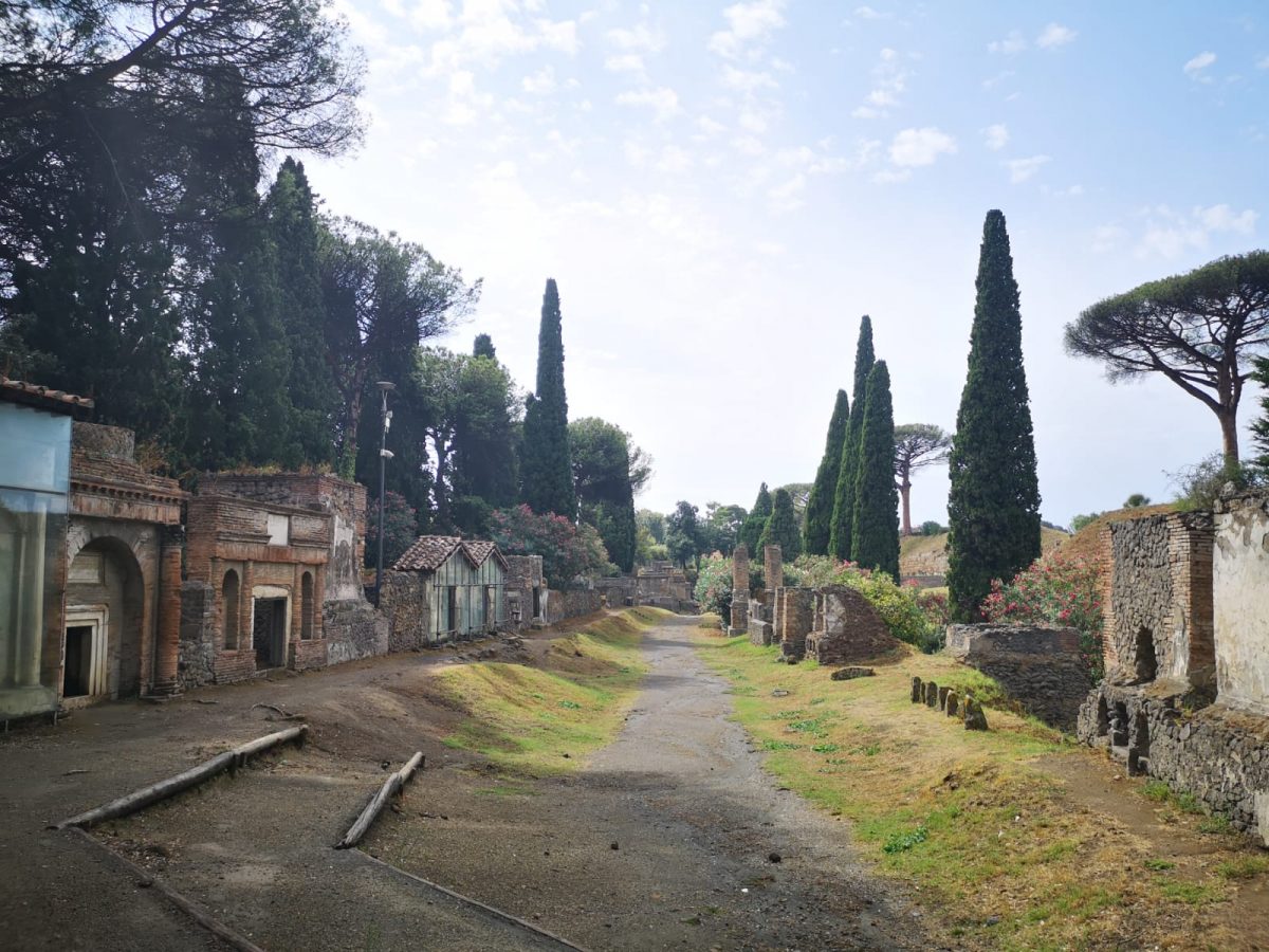 Grabstellen in Pompeji Pompeji, Italien