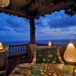 Abendessen im Restaurant Villa TreVille in Positano, Amalfiküste, Italien
