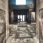 Blick in eines der Häuser von Pompeji