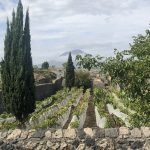 Pompeji, Italien mit Vesuv im Hintergrund