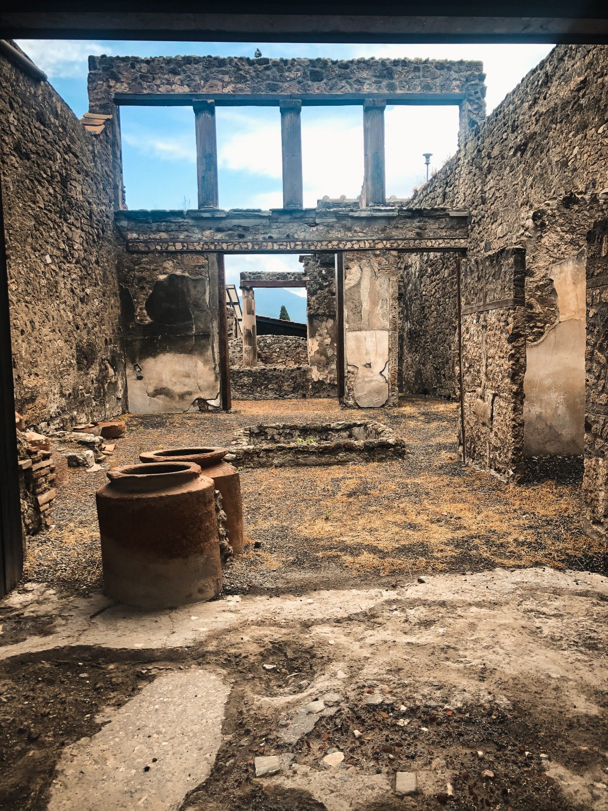 Ruinen der Stadt Pompeji Ruinen der Stadt Pompeji, Italien