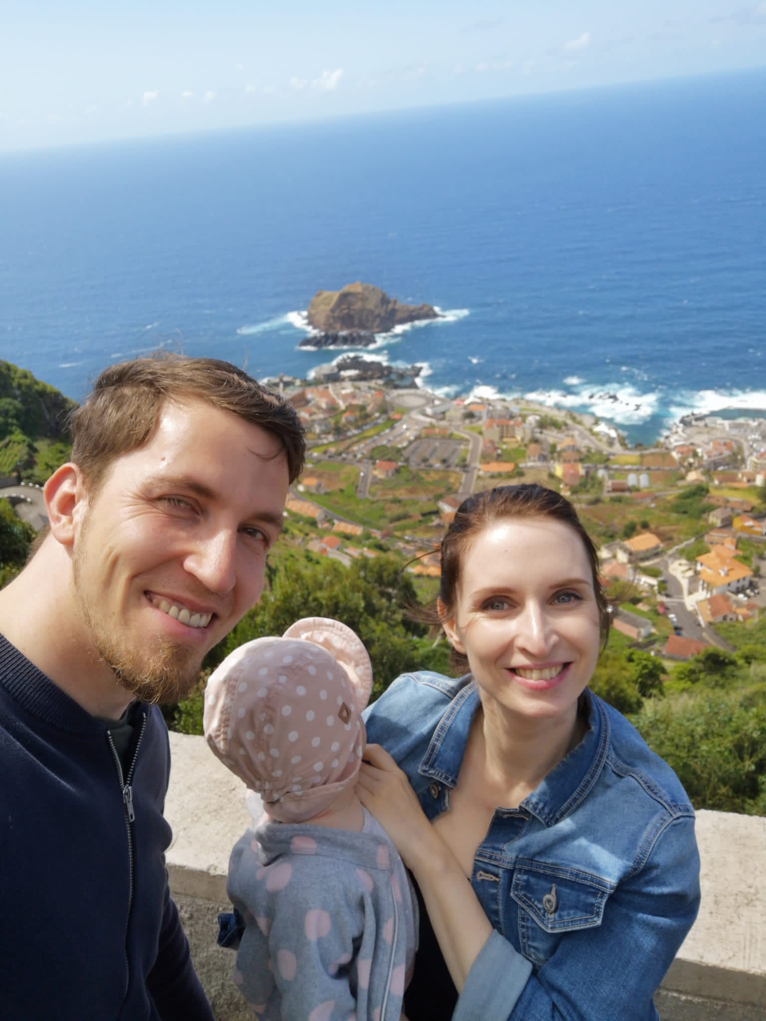 Blick auf Porto Moniz, Madeira