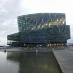 Konzerthalle Harpa in Reykjavík, Island