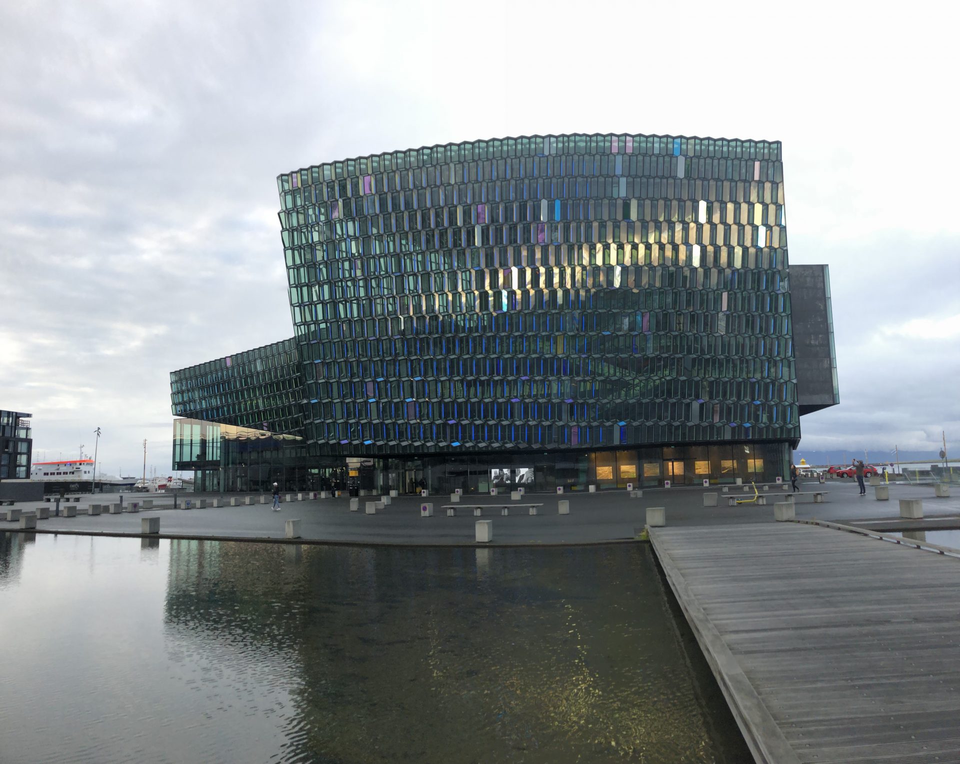 Konzerthalle Harpa in Reykjavík, Island
