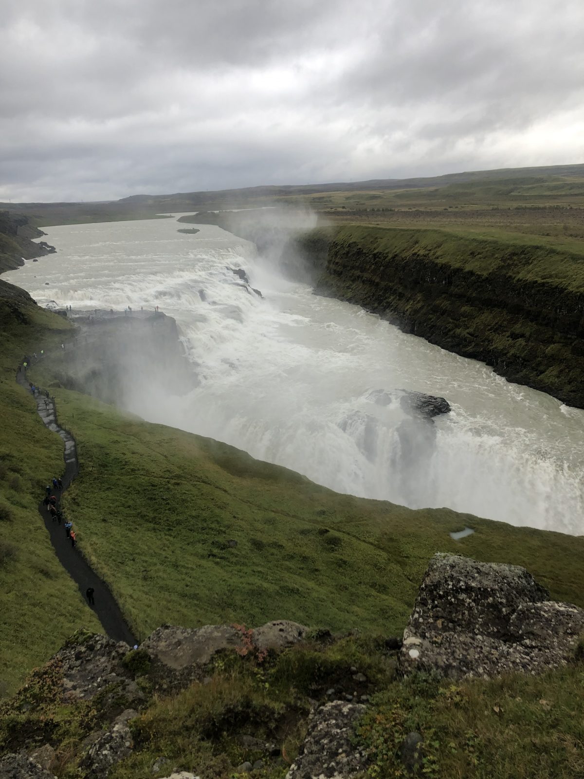 Wasserfall Gullfoss am Golden Circle in Island