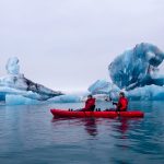 Kayak-Tour in der Gletscherlagune Jökulsarlon, Island