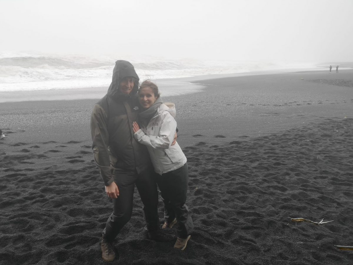 Black Beach Reynisfjara in Island