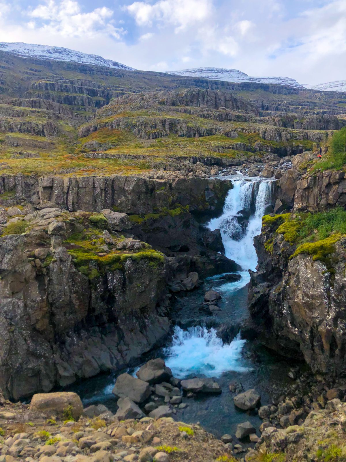 Fossá Wasserfall Island