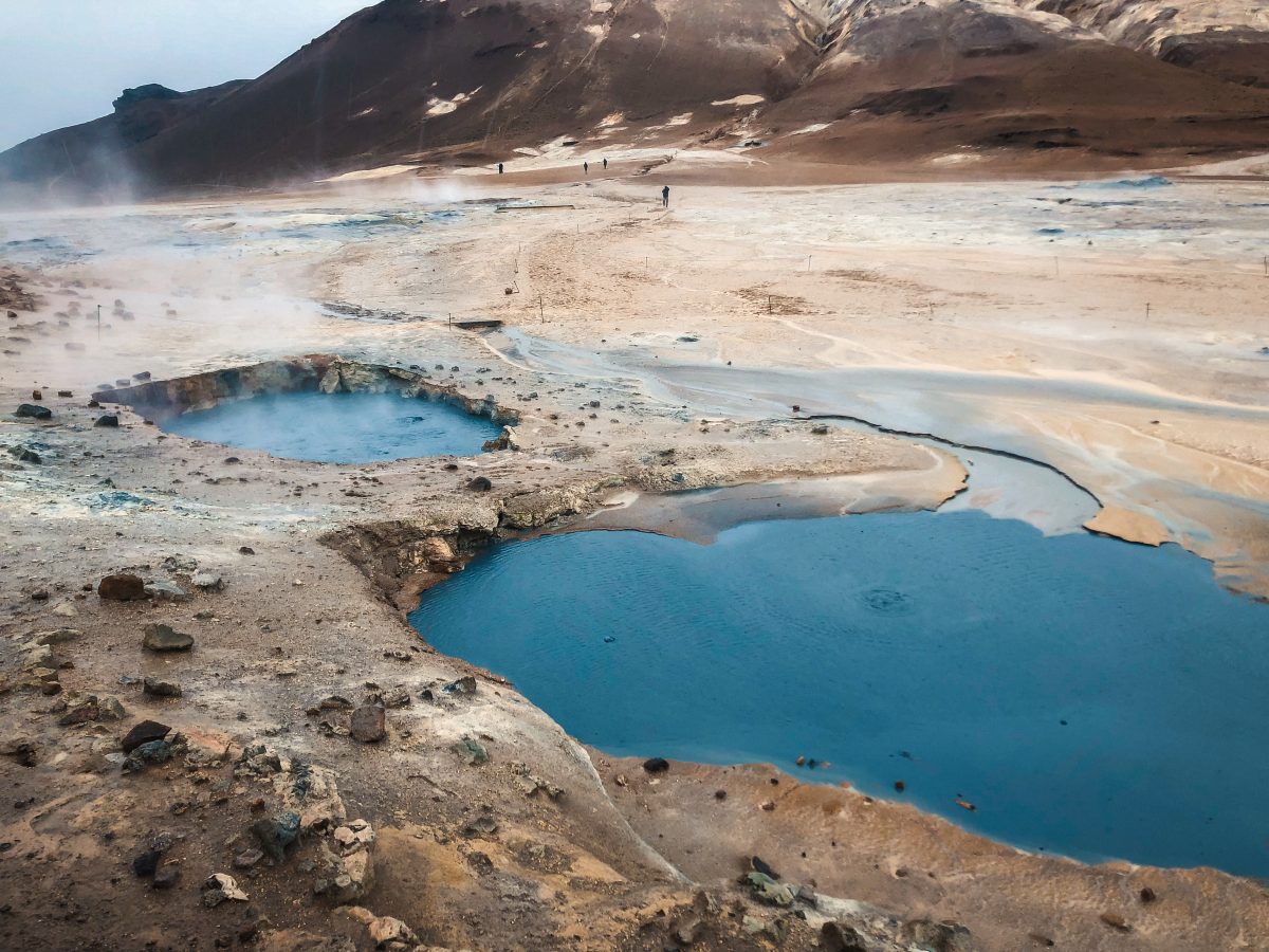 Hverarönd Geothermalgebiet Island