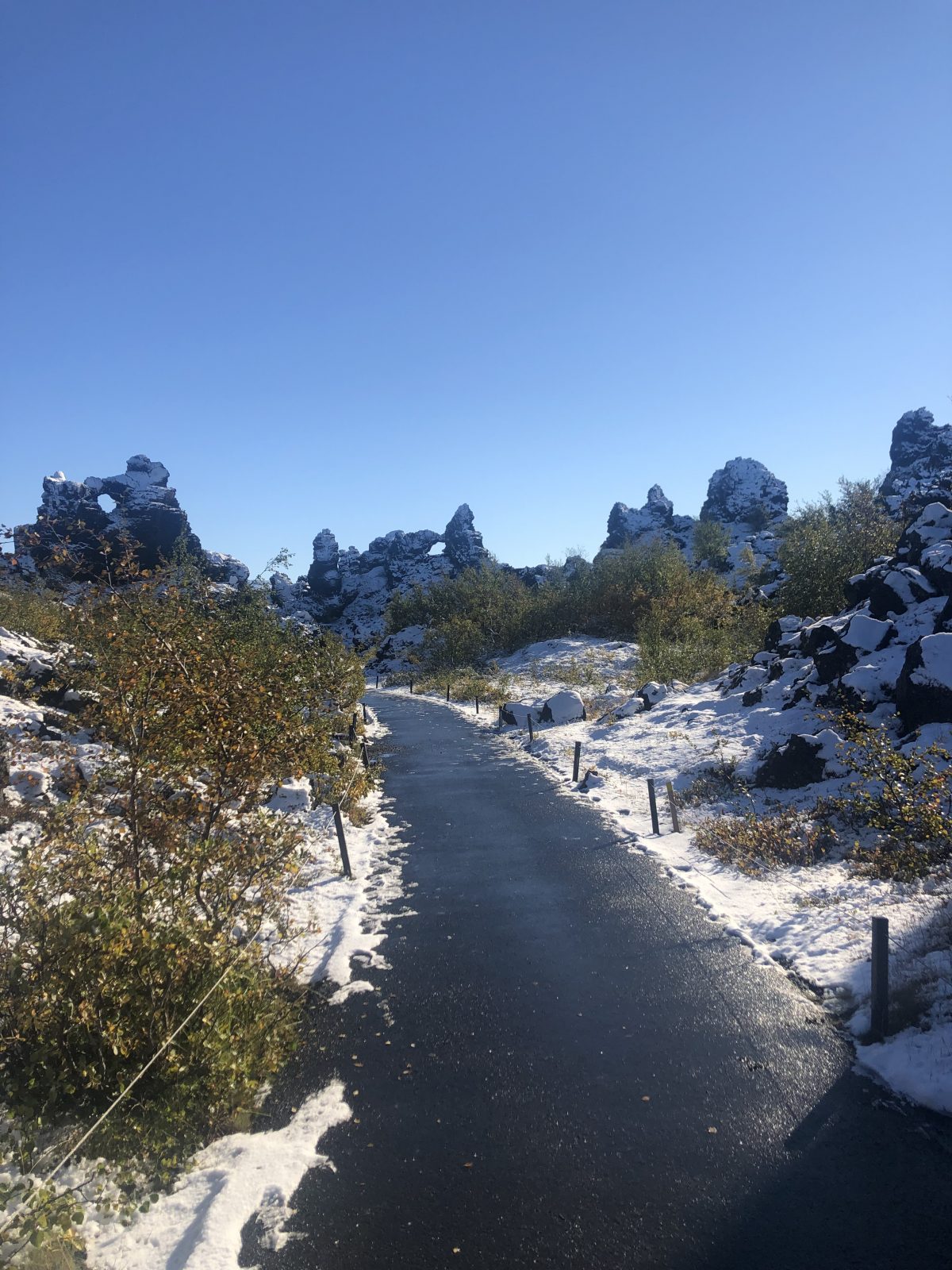 Lavalabyrinth Dimmuborgir, Island