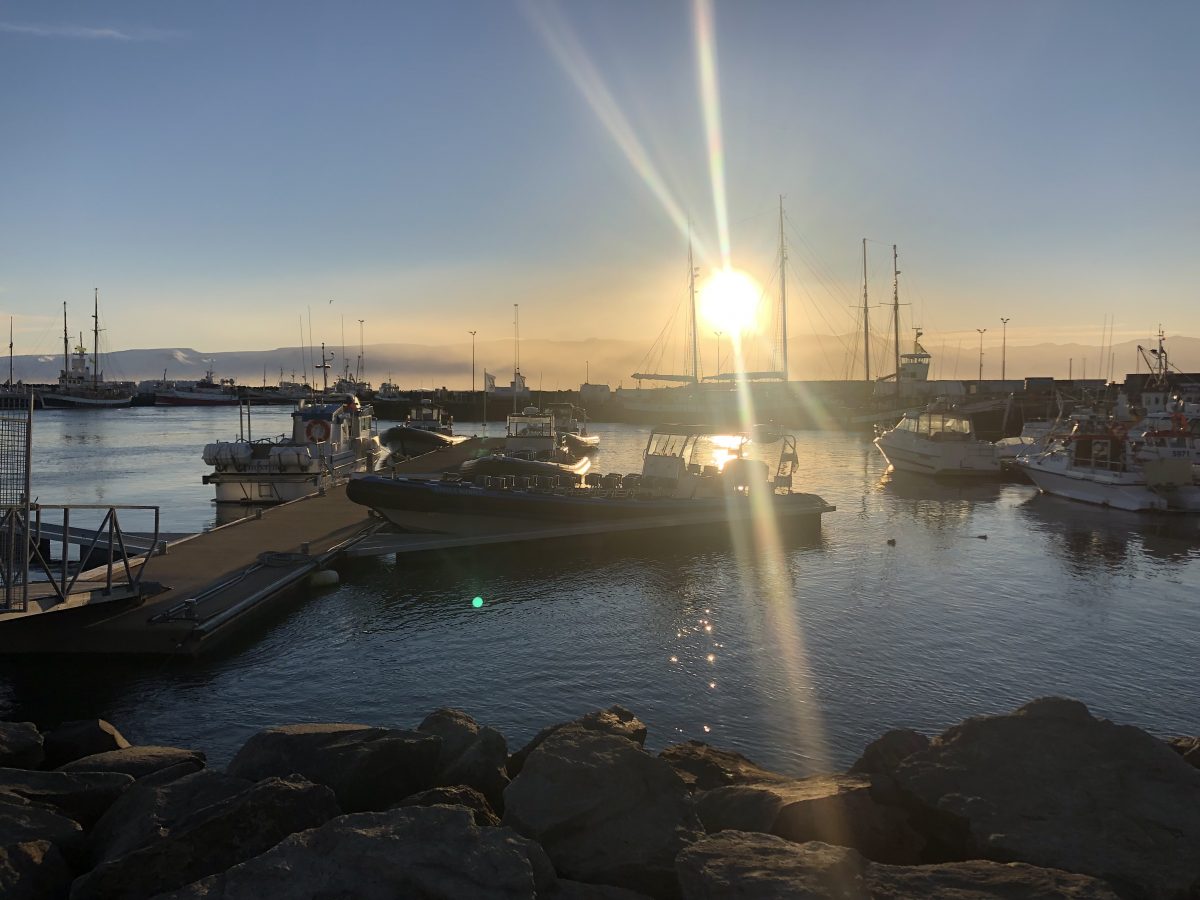 Hafen von Husavik, Island