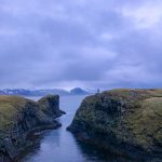 Die Küste von Arnarstapi in Island