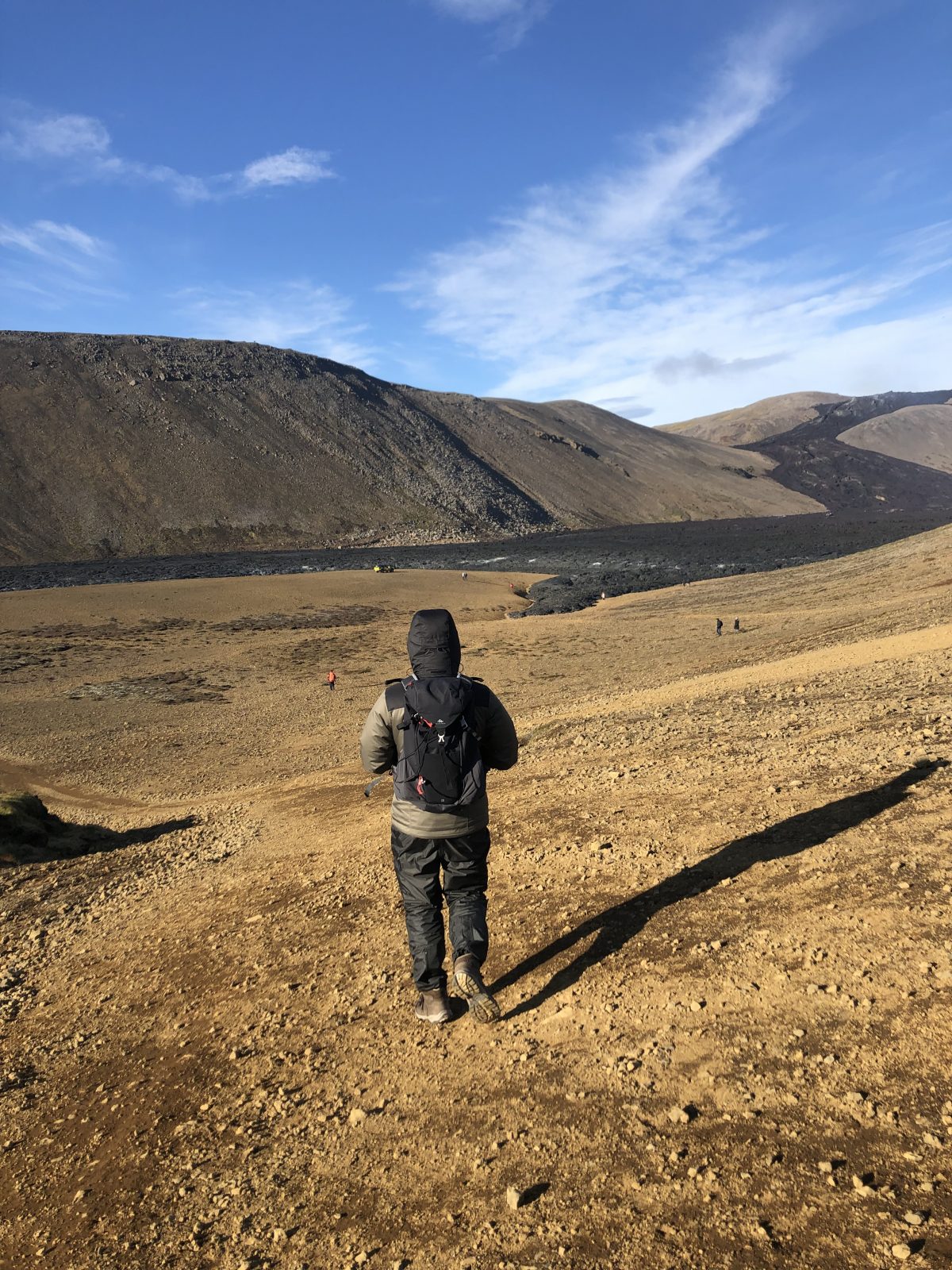 Wanderung zum Vulkanausbruch auf Island