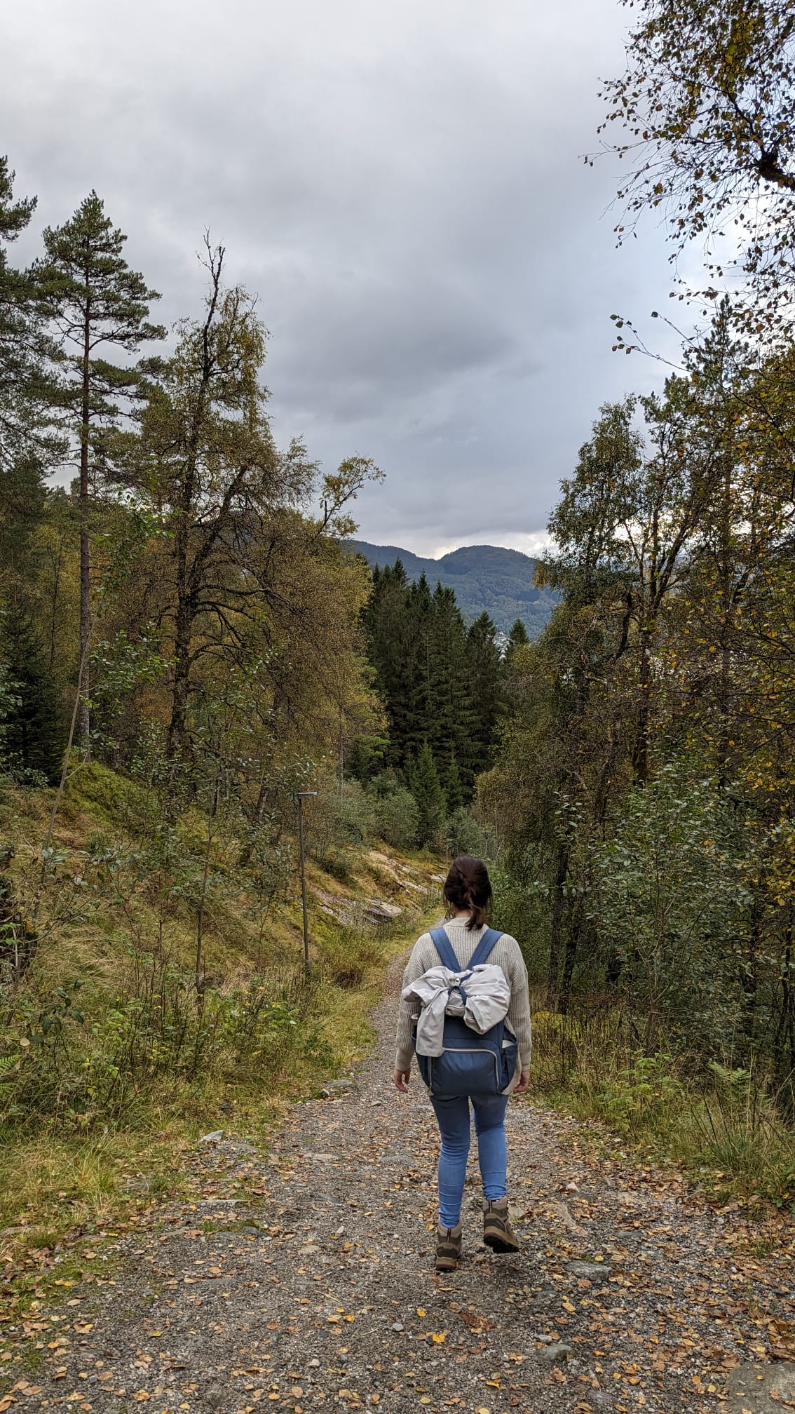 ...der Auf- und vor allem Abstieg allerdings beschwerlich Mini Norwegen-Roadtrip für Familien