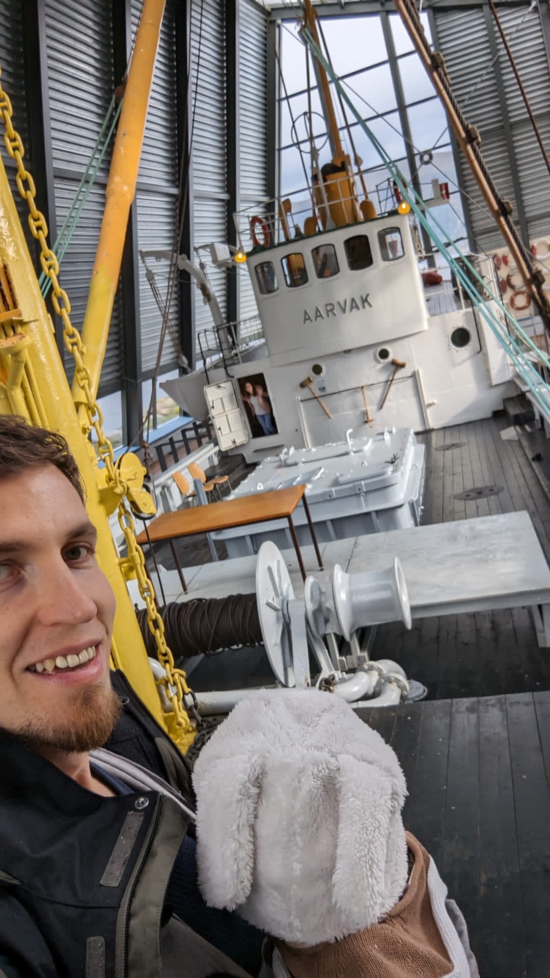 Das Schiff ist begehbar und ermöglicht einmalige Einblicke in das Leben an Bord Mini Norwegen-Roadtrip für Familien