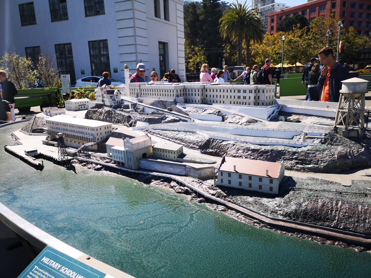Roadtrip West-USA: Modell von Alcatraz