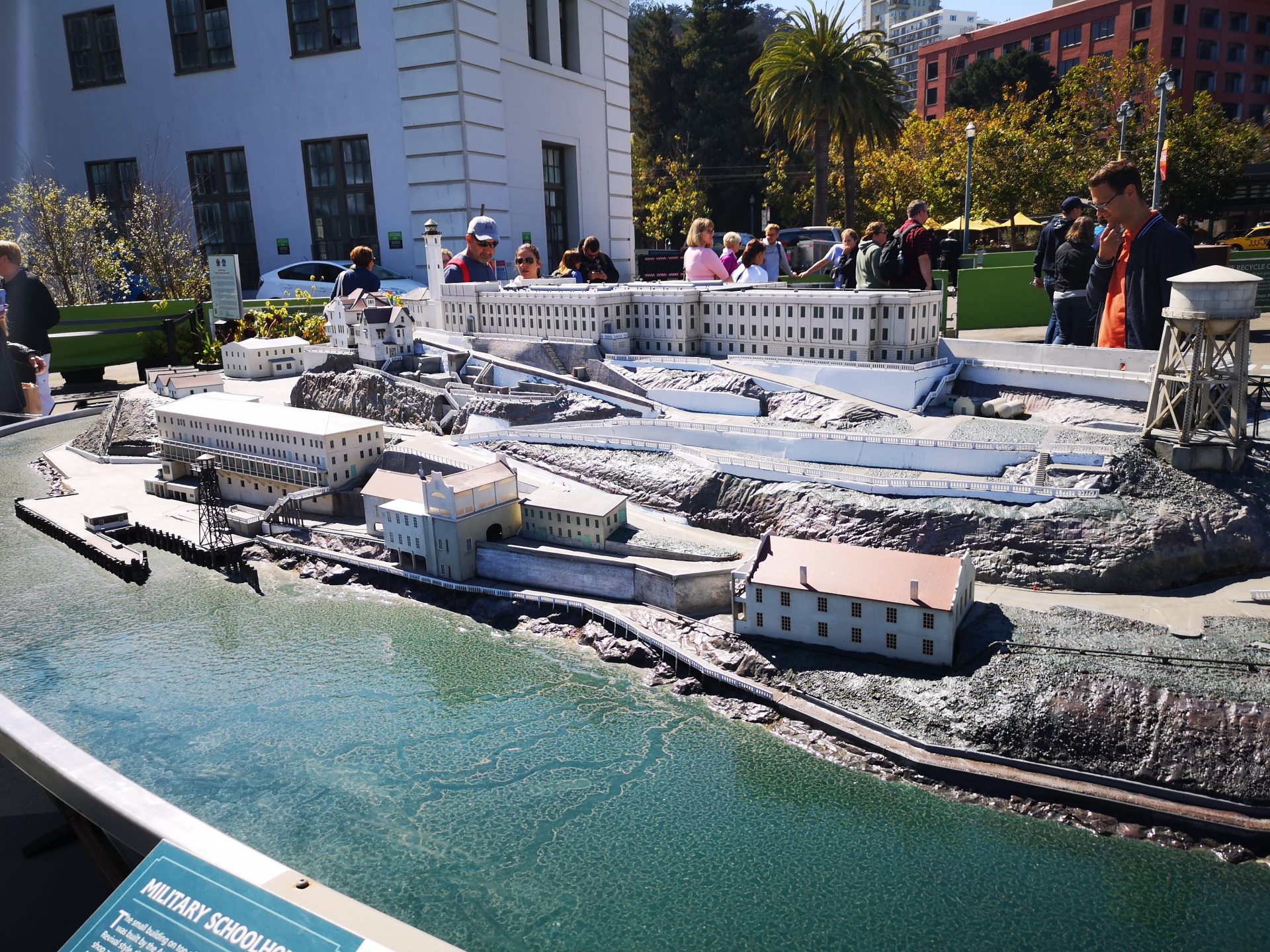 Roadtrip West-USA: Modell von Alcatraz