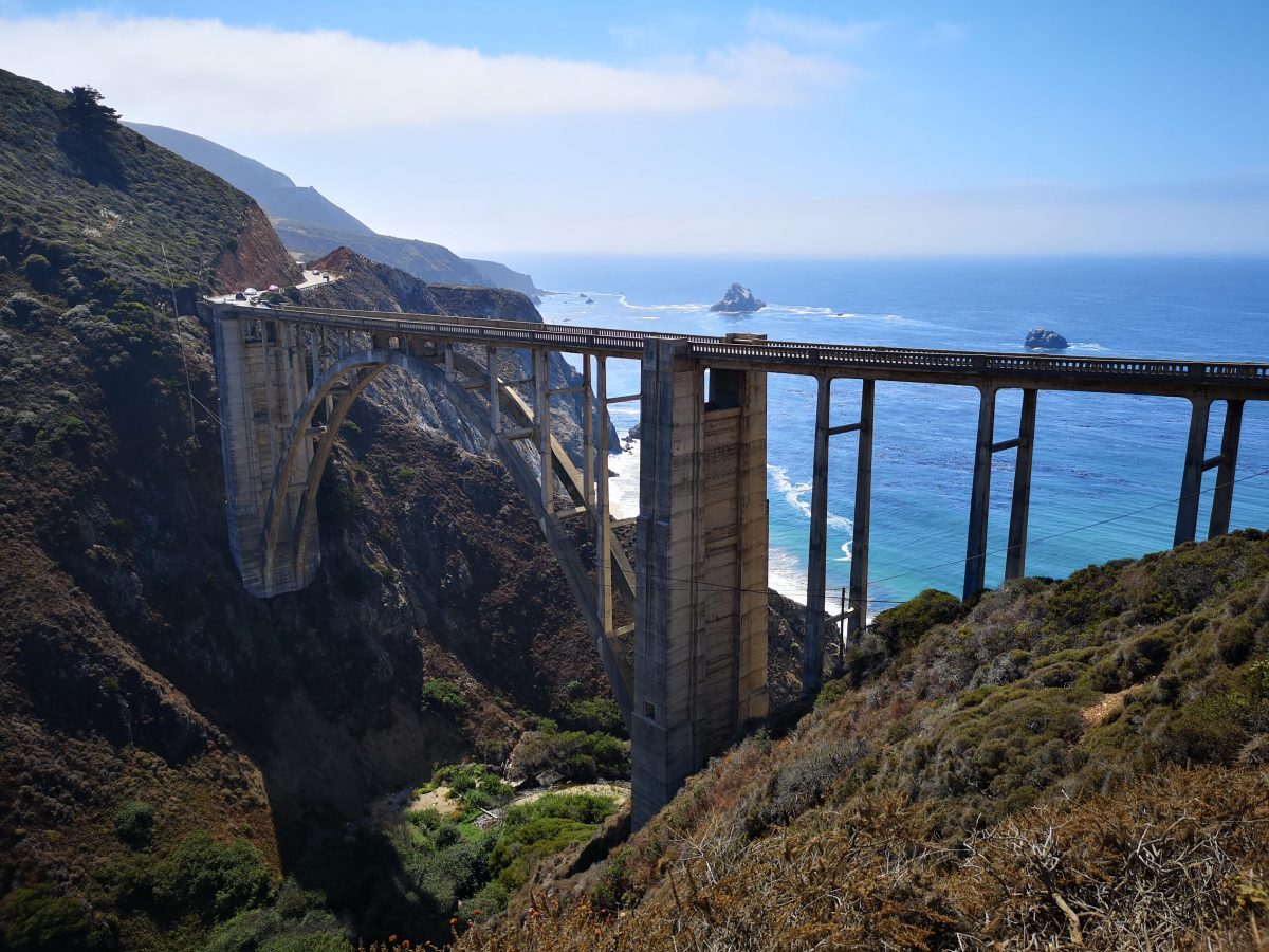 Roadtrip im Westen der USA: Highway One mit Bixby Bridge und Pacific Coast