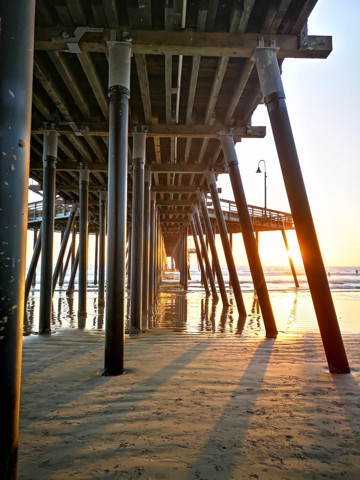 Roadtrip im Westen der USA: Pismo Beach Pier bei Sonnenuntergang