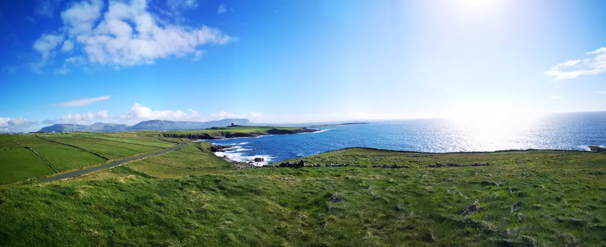 Blick von Mullaghmore in Richtung Sligo Irland Roadtrip: Blick von Mullaghmore in Richtung Sligo