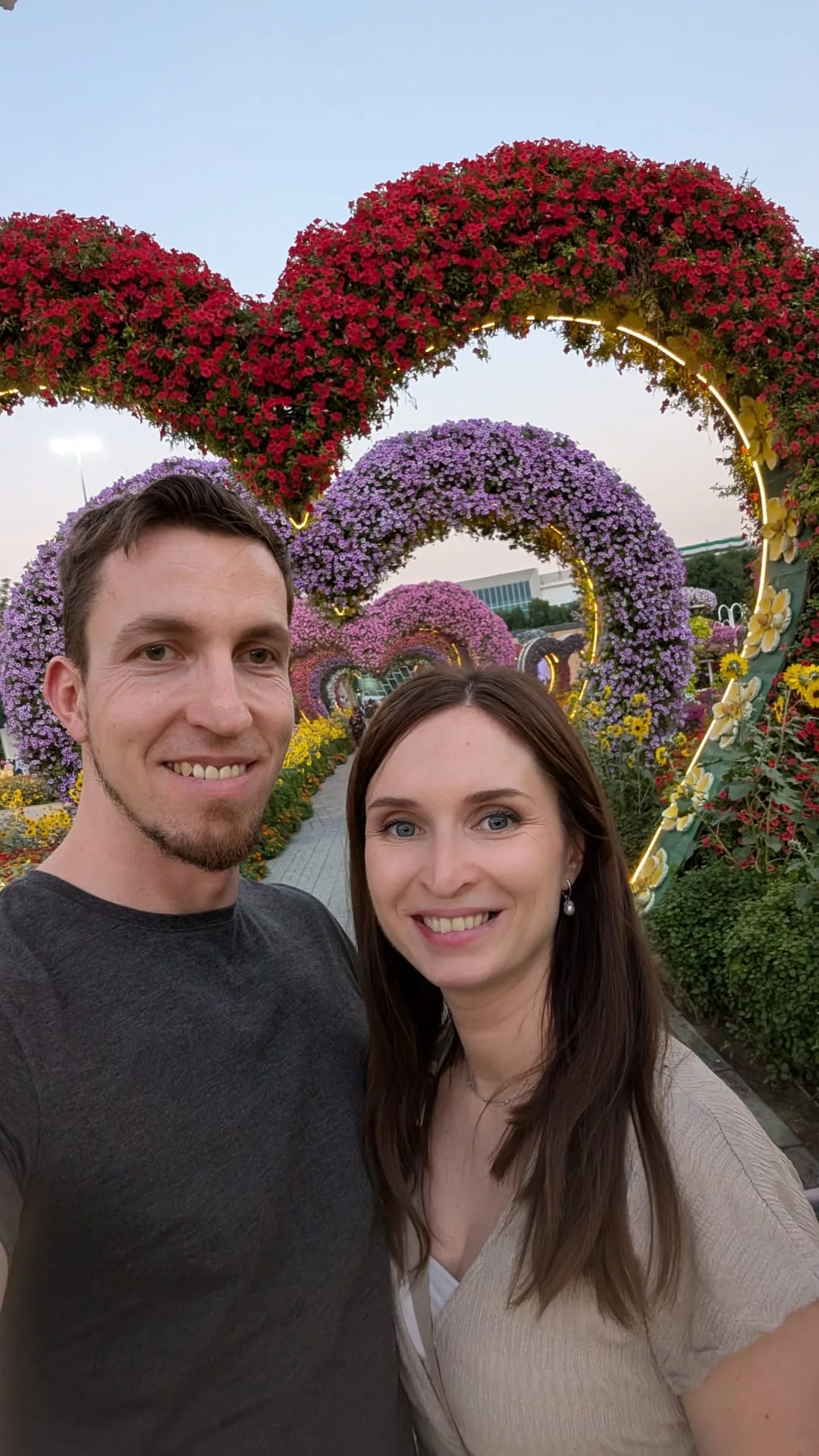 Blütenpracht im Miracle Garden Dubai