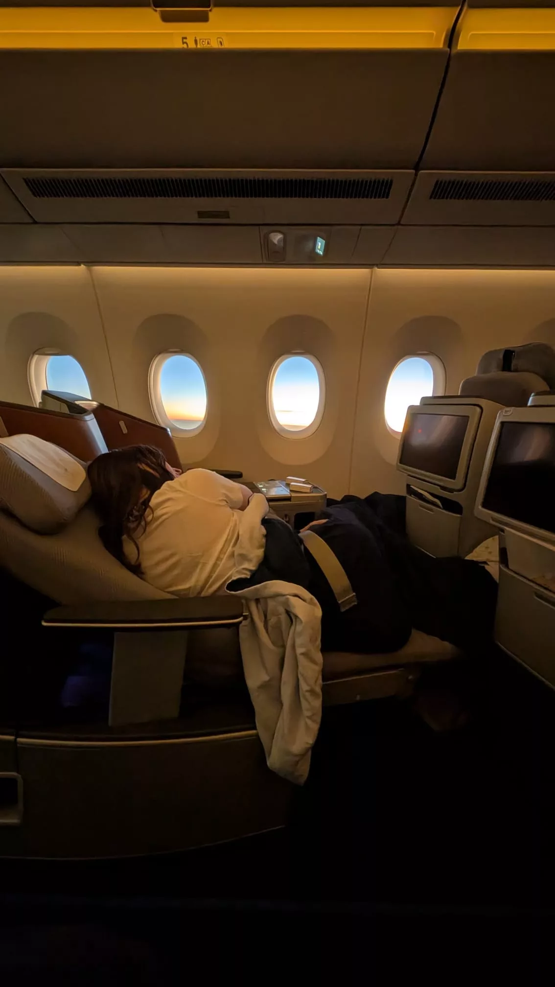 Komfortables Reisen in der Business Class