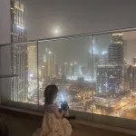 Aussicht von unserem Apartment in Dubai