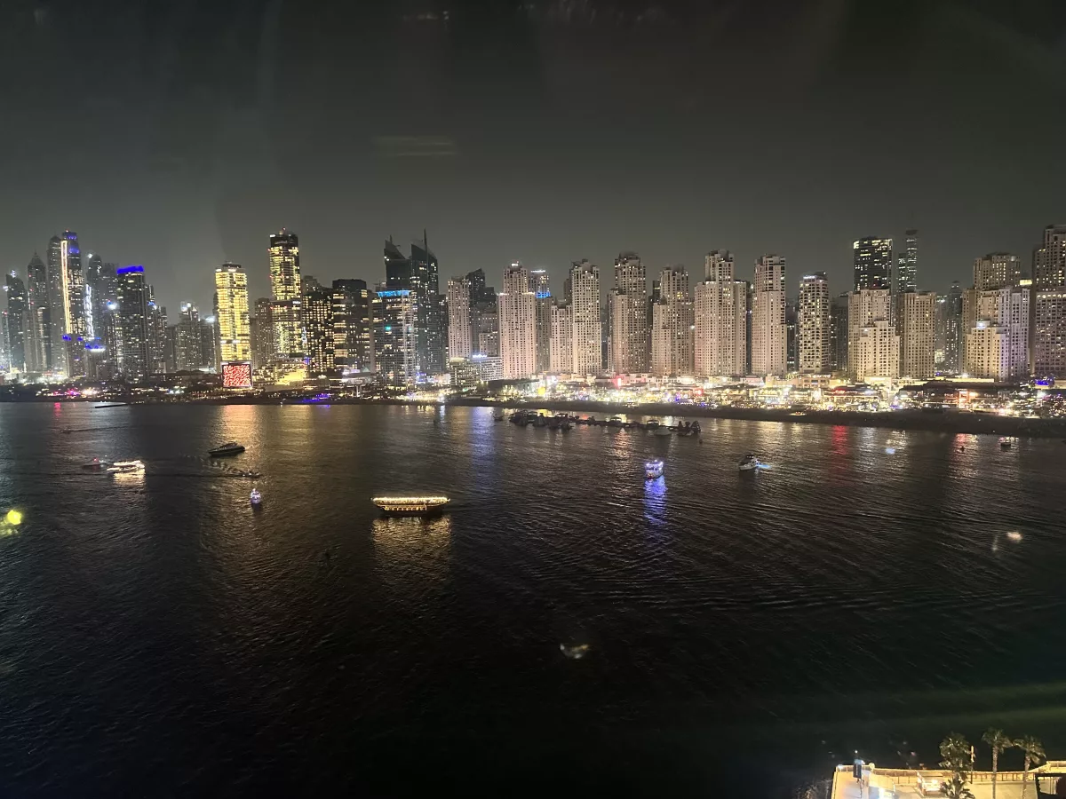 Blick vom Ain Dubai in Richtung JBR Beach