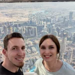 Auf der 148. Etage des Burj Khalifa, dem höchsten Gebäude der Welt