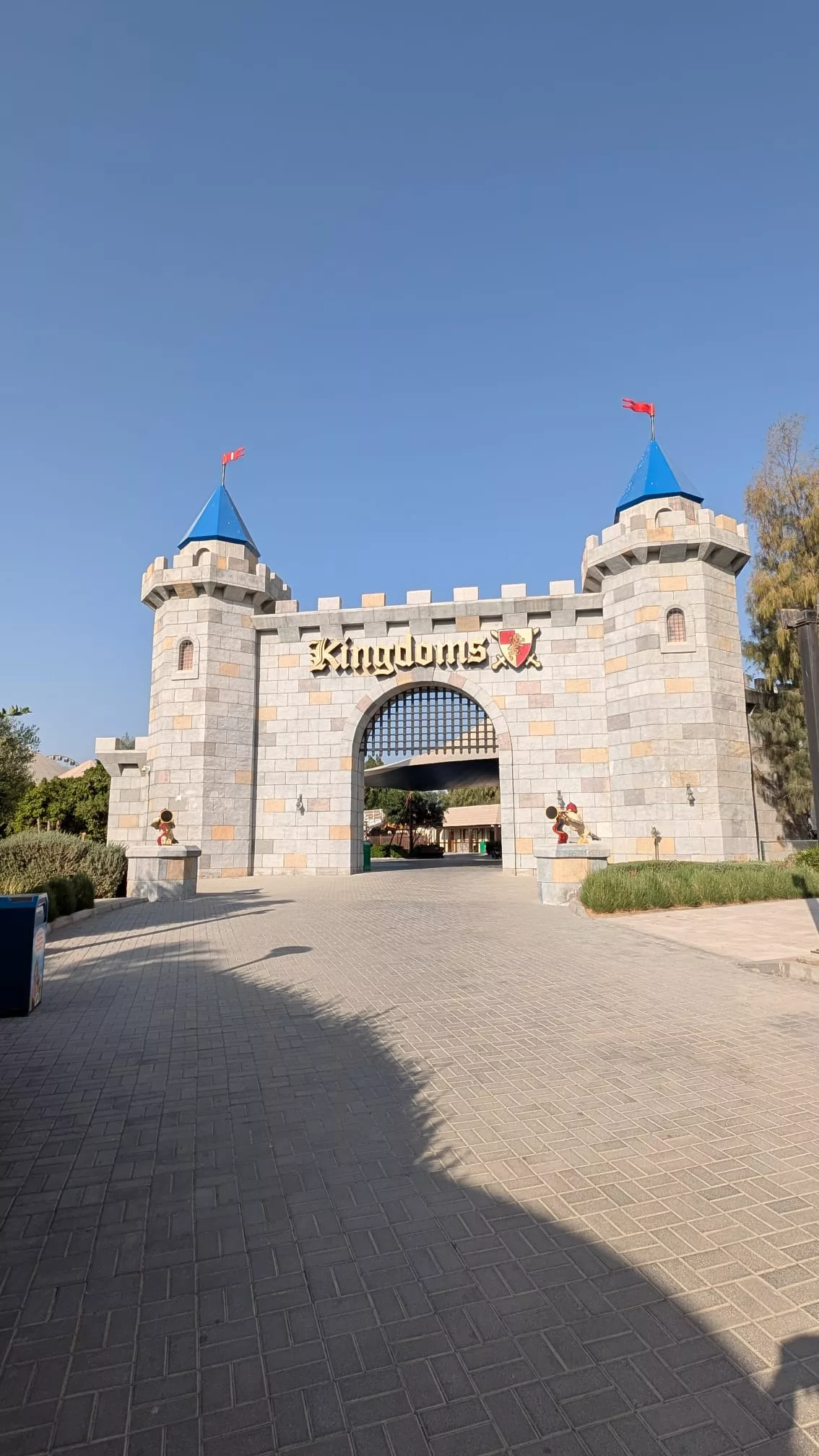 Eingang zum Lego Kingdoms Bereich in Dubai