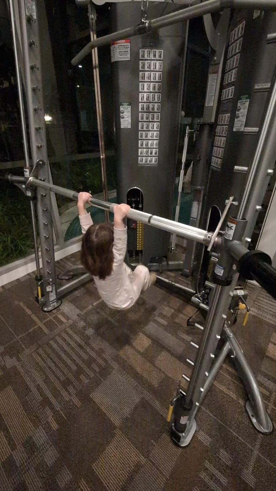 Neues Hobby von Papa und Kind: gemeinsam ins Fitnessstudio gehen