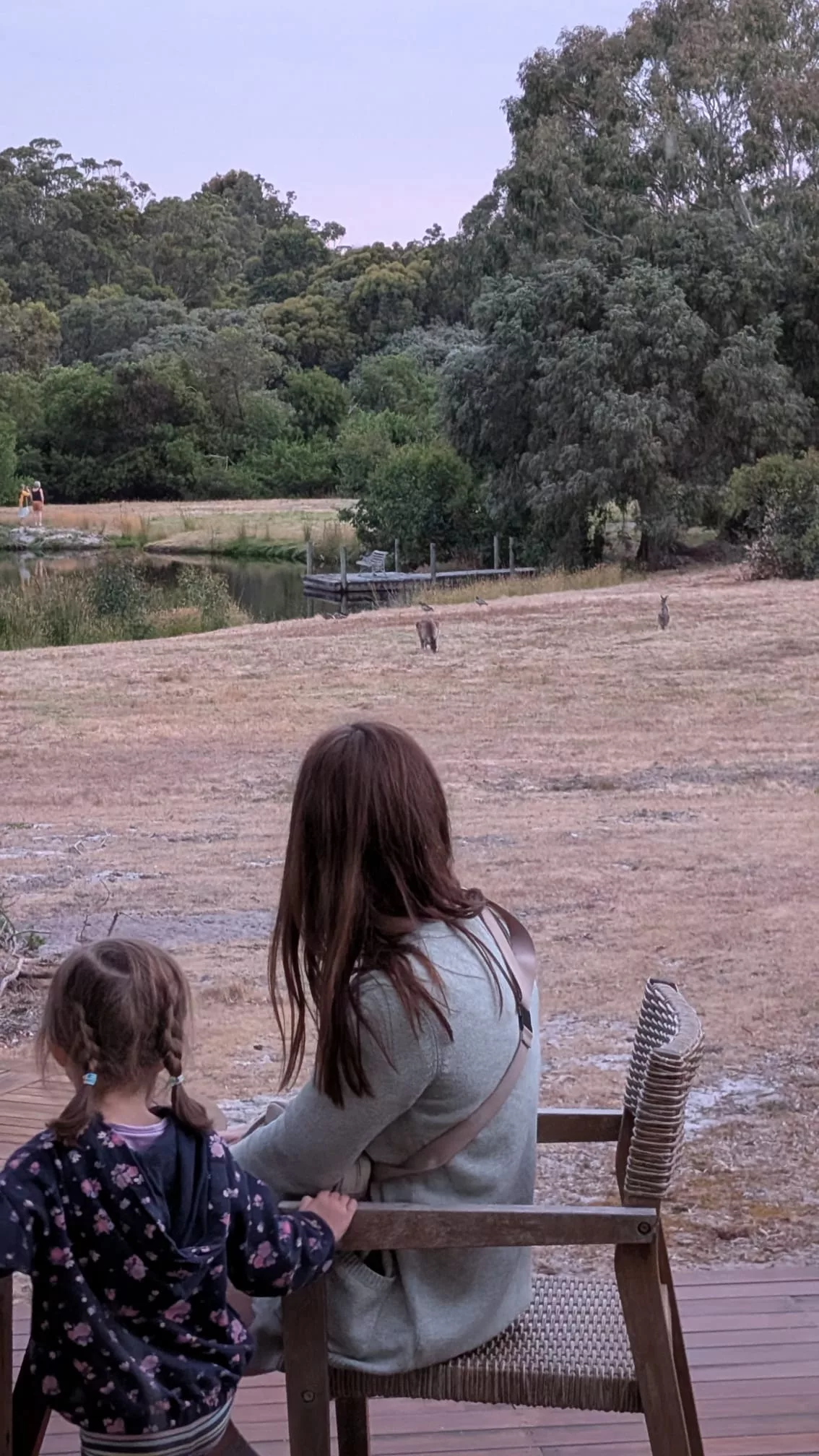 Känguru-Besuch im Garten unseres Ferienhauses in Margaret River