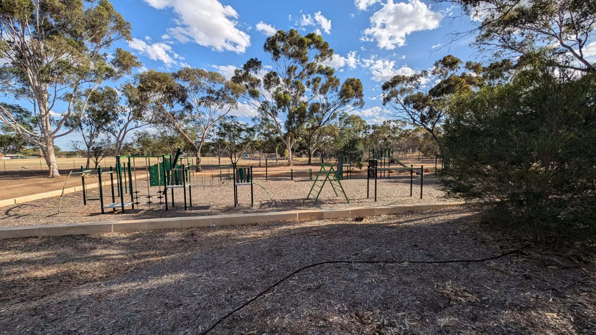 Spielplatz in Wagin für die größeren Kinder zum Klettern