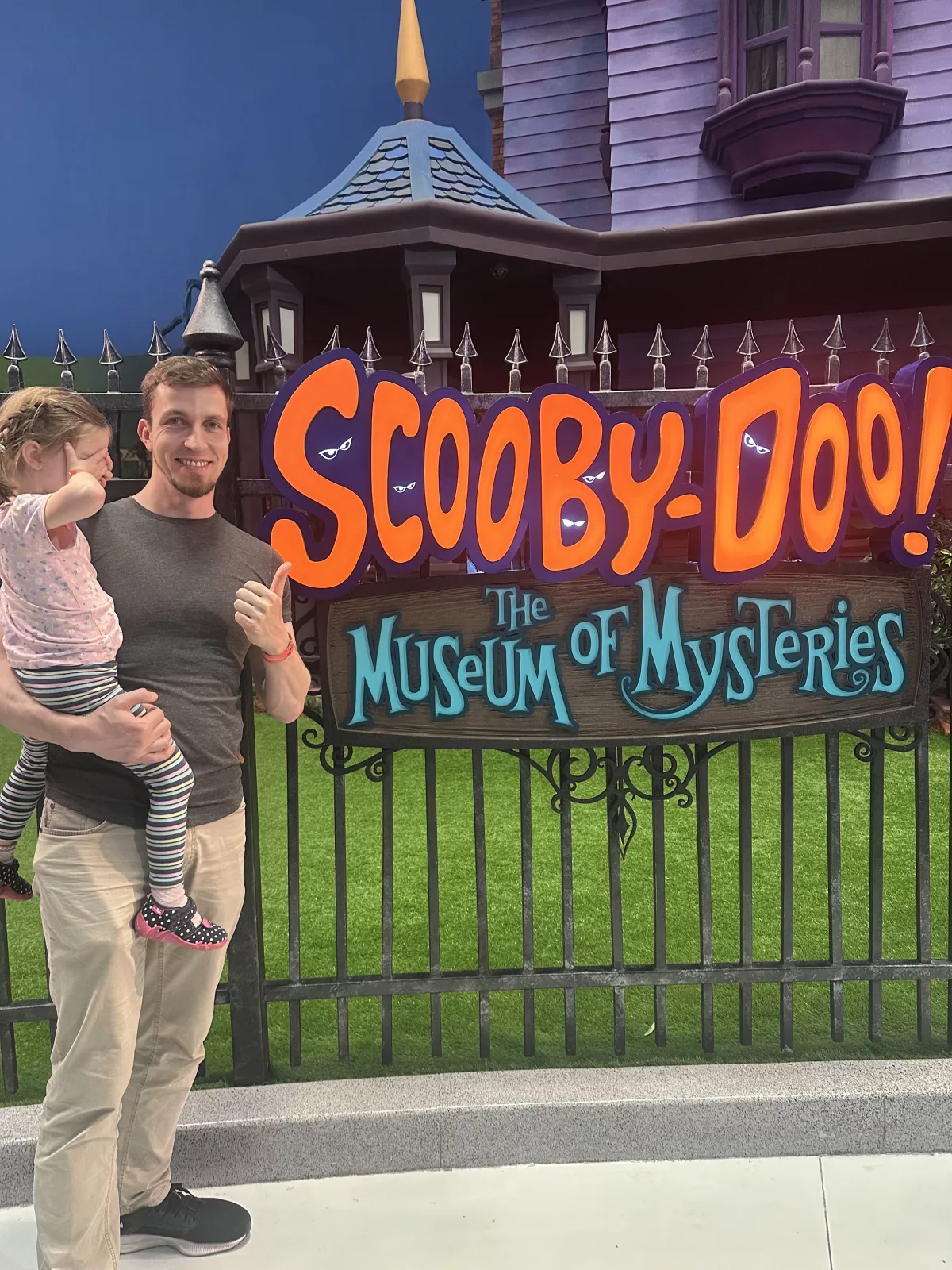 Die Scooby Doo Bahn fand Ava zu gruselig Die Scooby Doo Bahn fand Ava zu gruselig