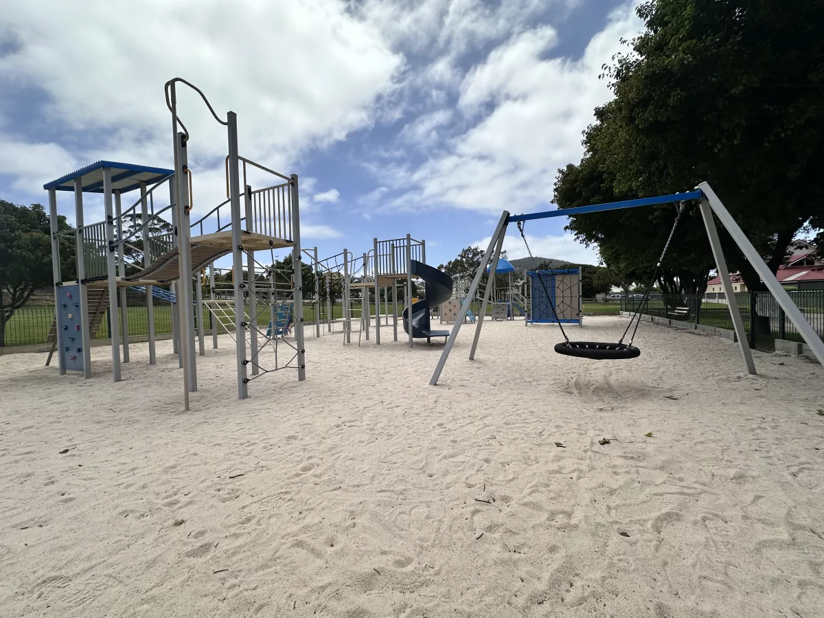 Spielplatz im Foundation Park von Albany
