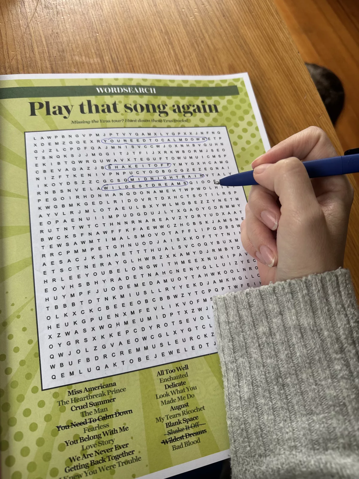 Entspannung pur an Weihnachten - ich habe sogar Zeit für Rätselhefte (zu Hause undenkbar)