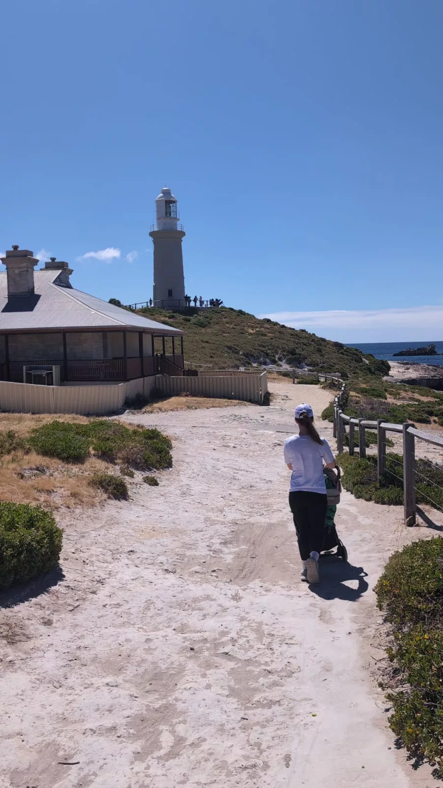 Spaziergang zum Bathurst Leuchtturm