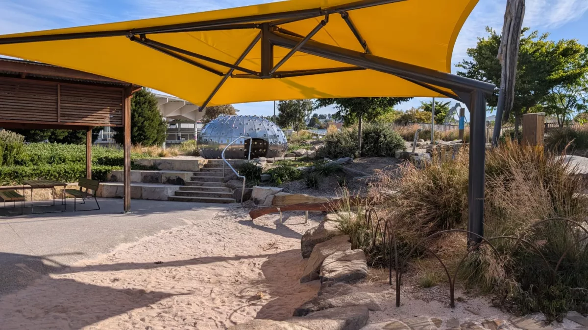 Hier ist alles echt schön und ordentlich Im Kingston Park (Hobart) ist alles echt schön und ordentlich