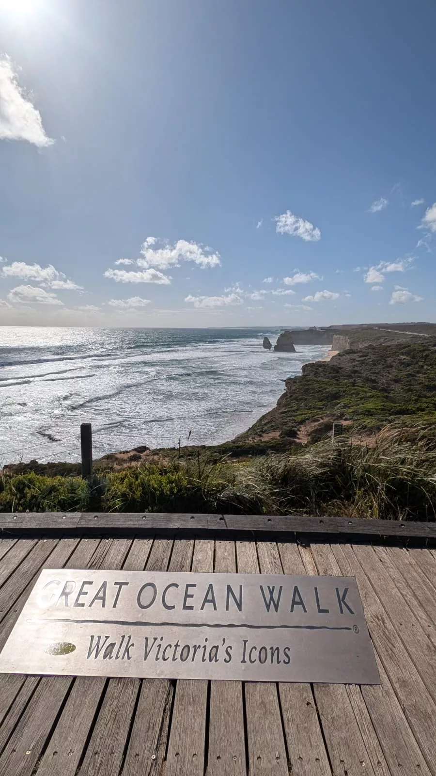 Der Secret Apostles Lookout ist Teil des Great Ocean Walks