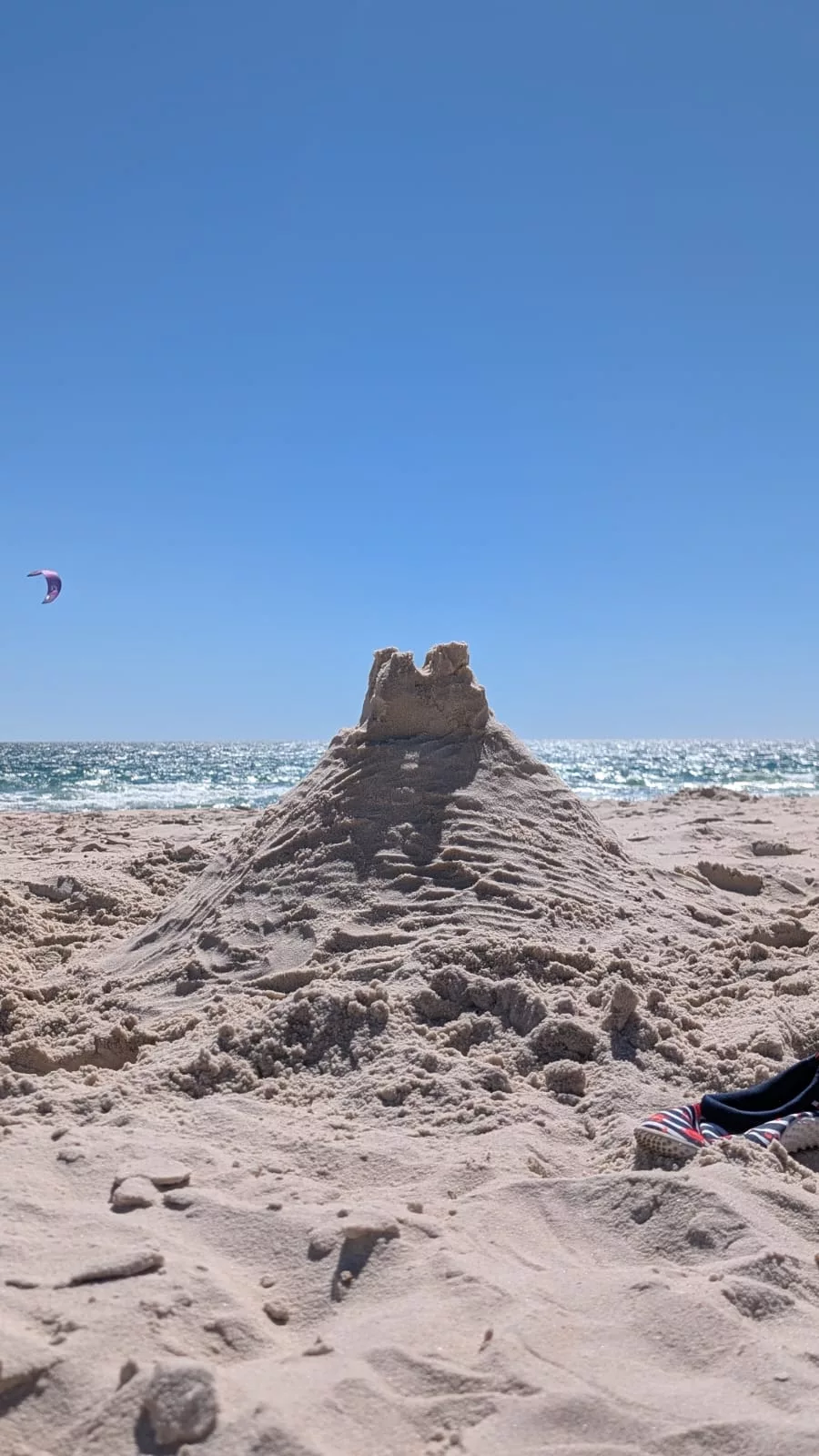 Unsere Sandburg am West Beach