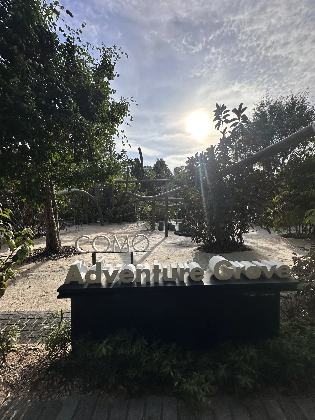 Der Adventure Grove Spielplatz ist riesig, modern und wenig besucht Der Adventure Grove Spielplatz ist riesig, modern und wenig besucht