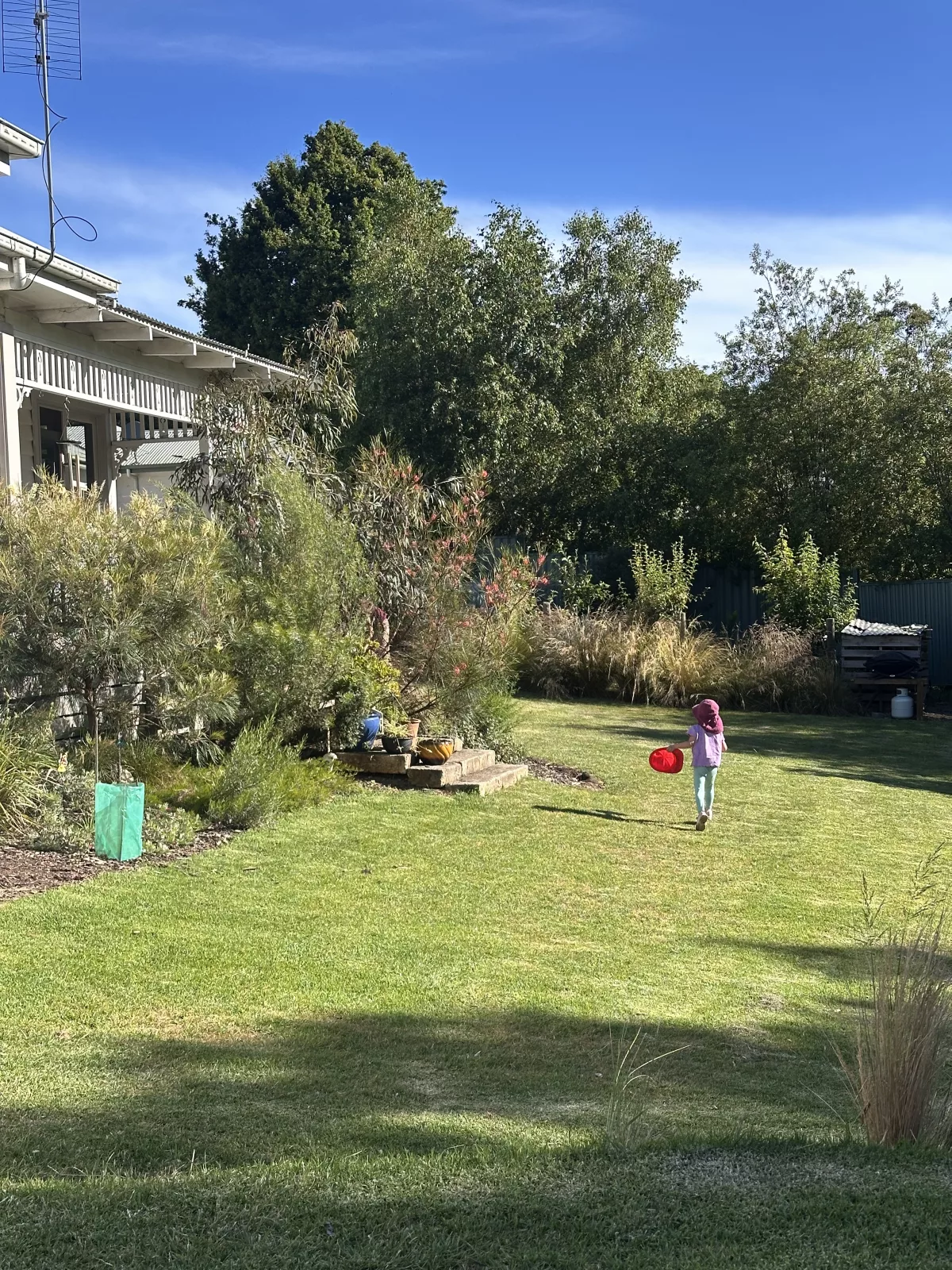Traum-Garten unserer Unterkunft in Timboon nur für uns