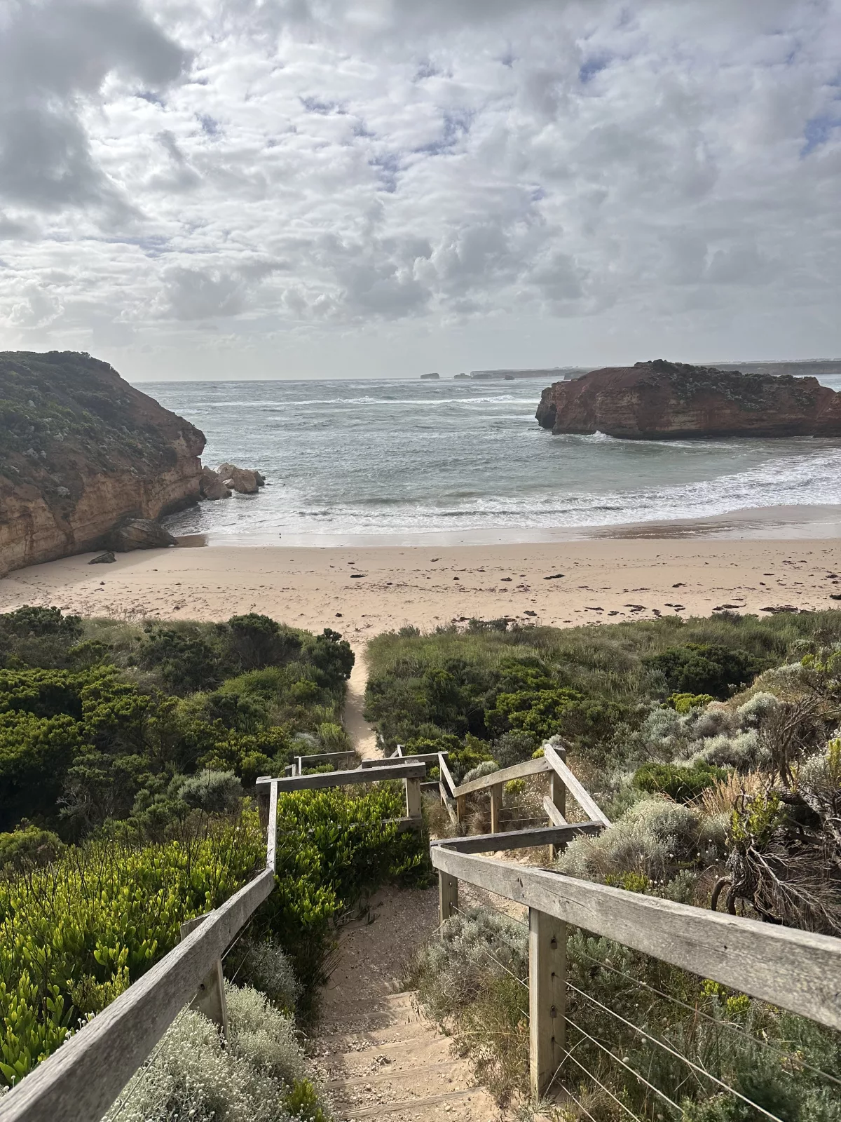 An der Bay of Martyrs war ich komplett allein unterwegs