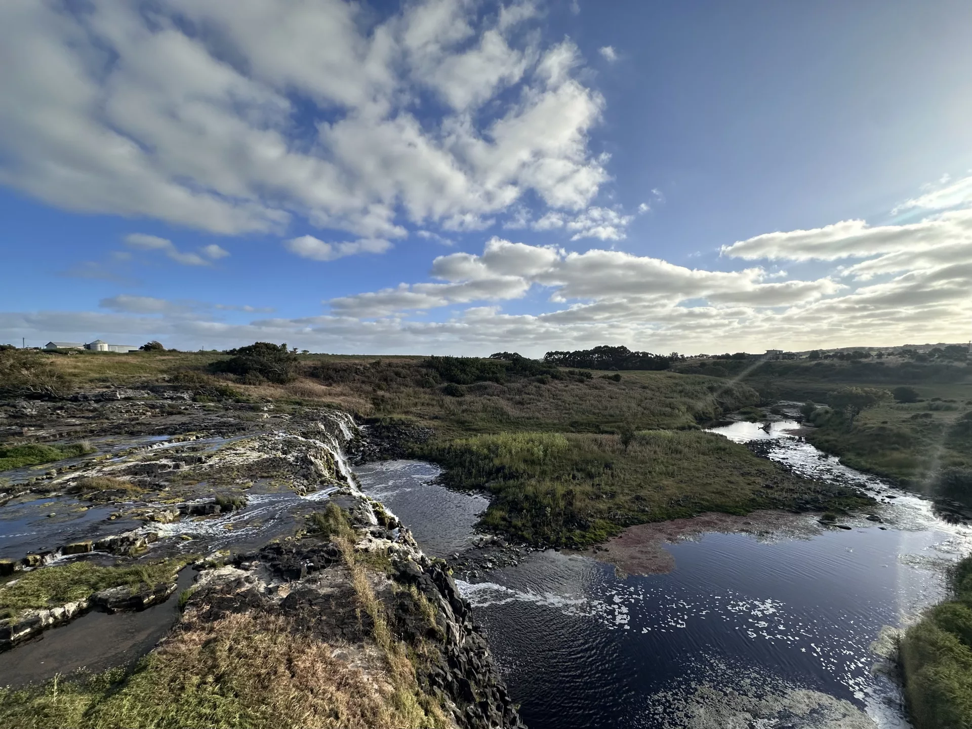 DIe Hopkins Falls von oben