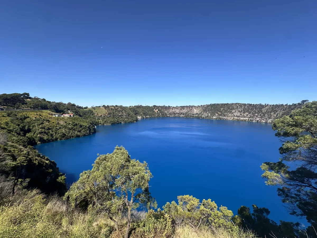 Der Blue Lake - in Wirklichkeit noch viel beeindruckender
