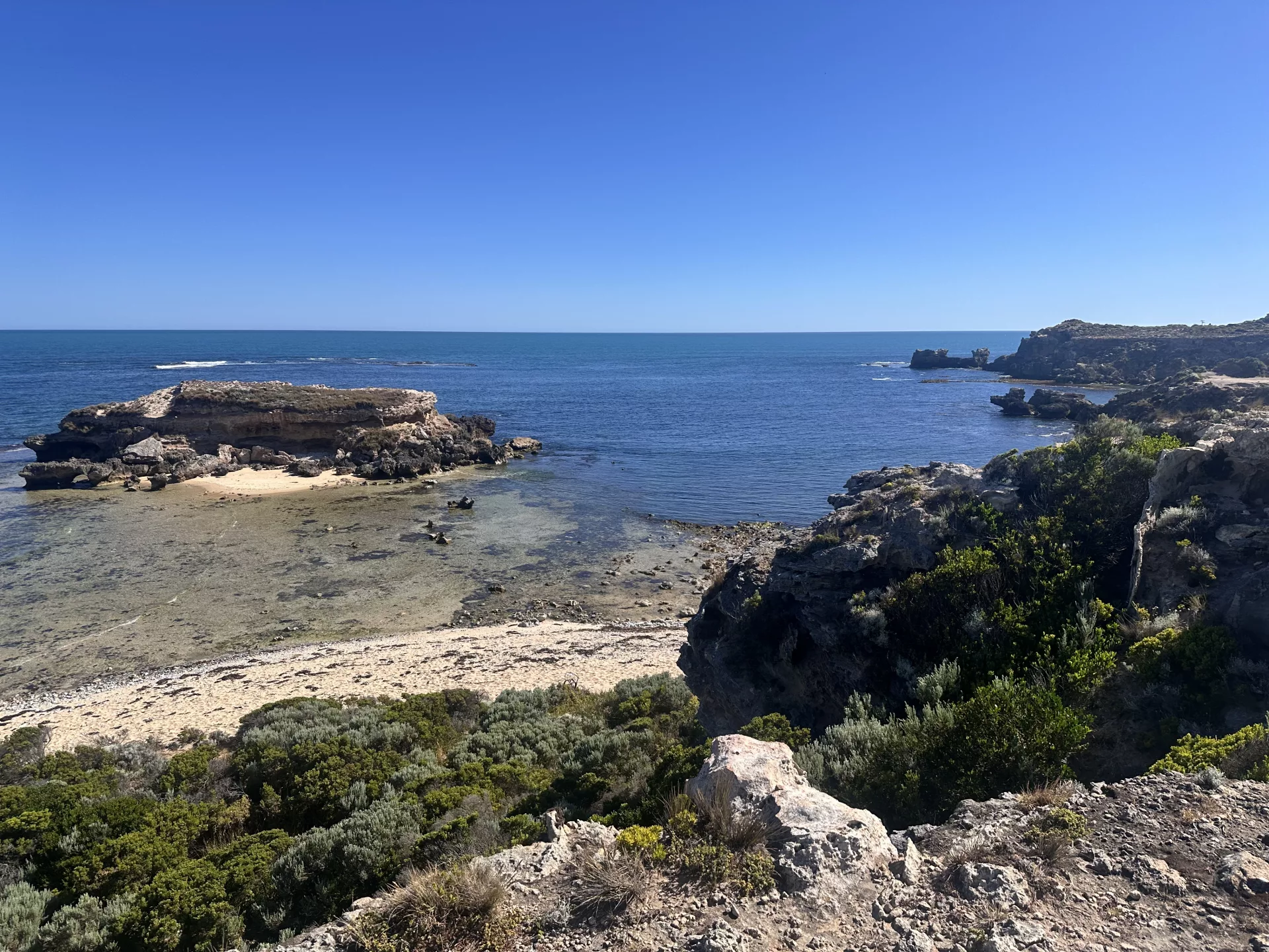 Meerblick am Frog Rock
