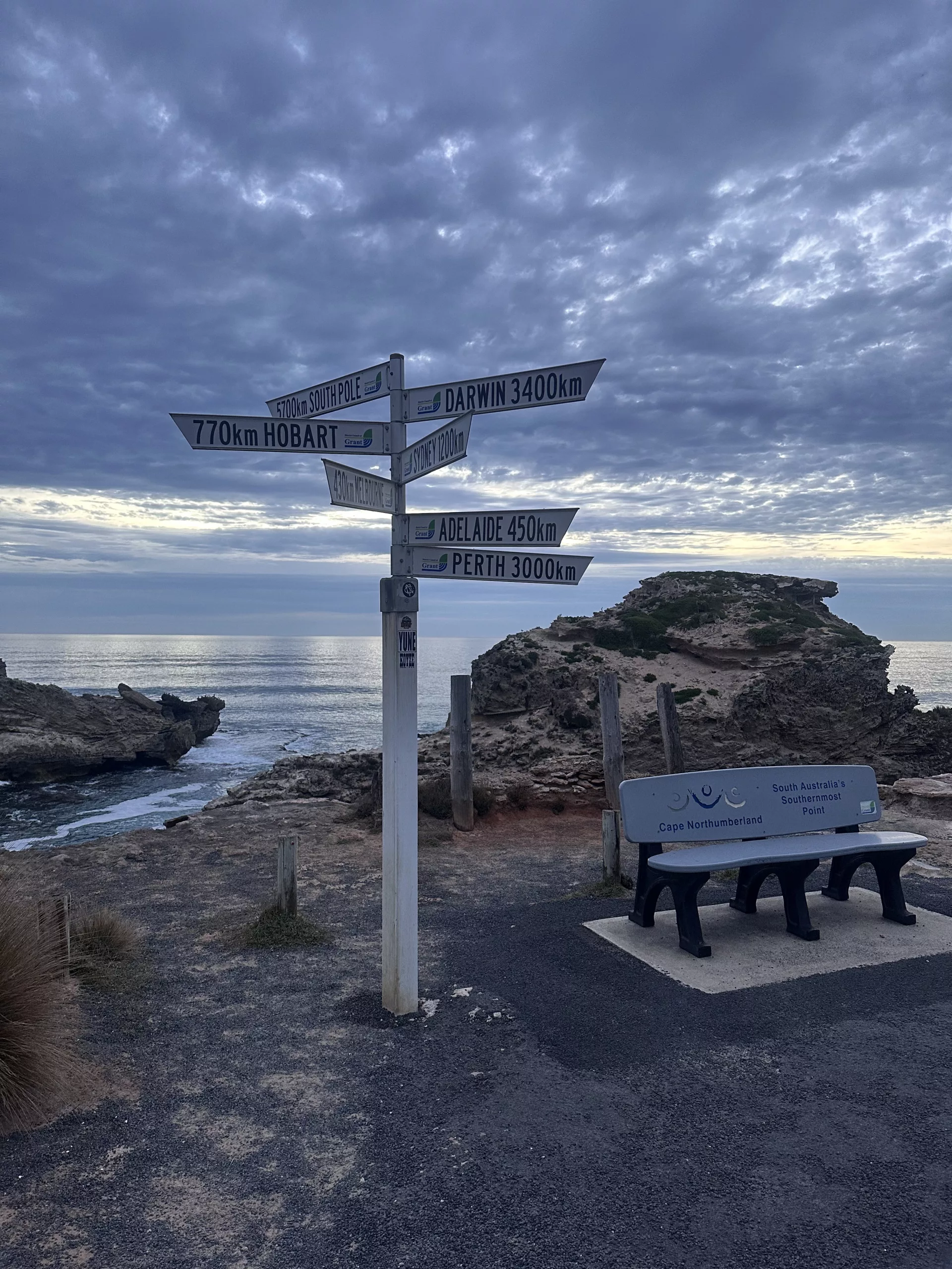 Der südlichste Punkt Südaustraliens am Cape Northumberland
