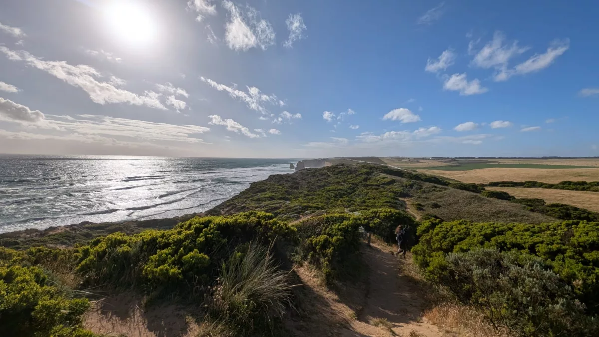 Ausblick vom Great Ocean Walk aus