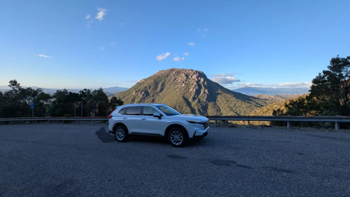 Unser treuer Roadtrip-Begleiter in Tasmanien Unser treuer Roadtrip-Begleiter: unser Mietwagen in Tasmanien