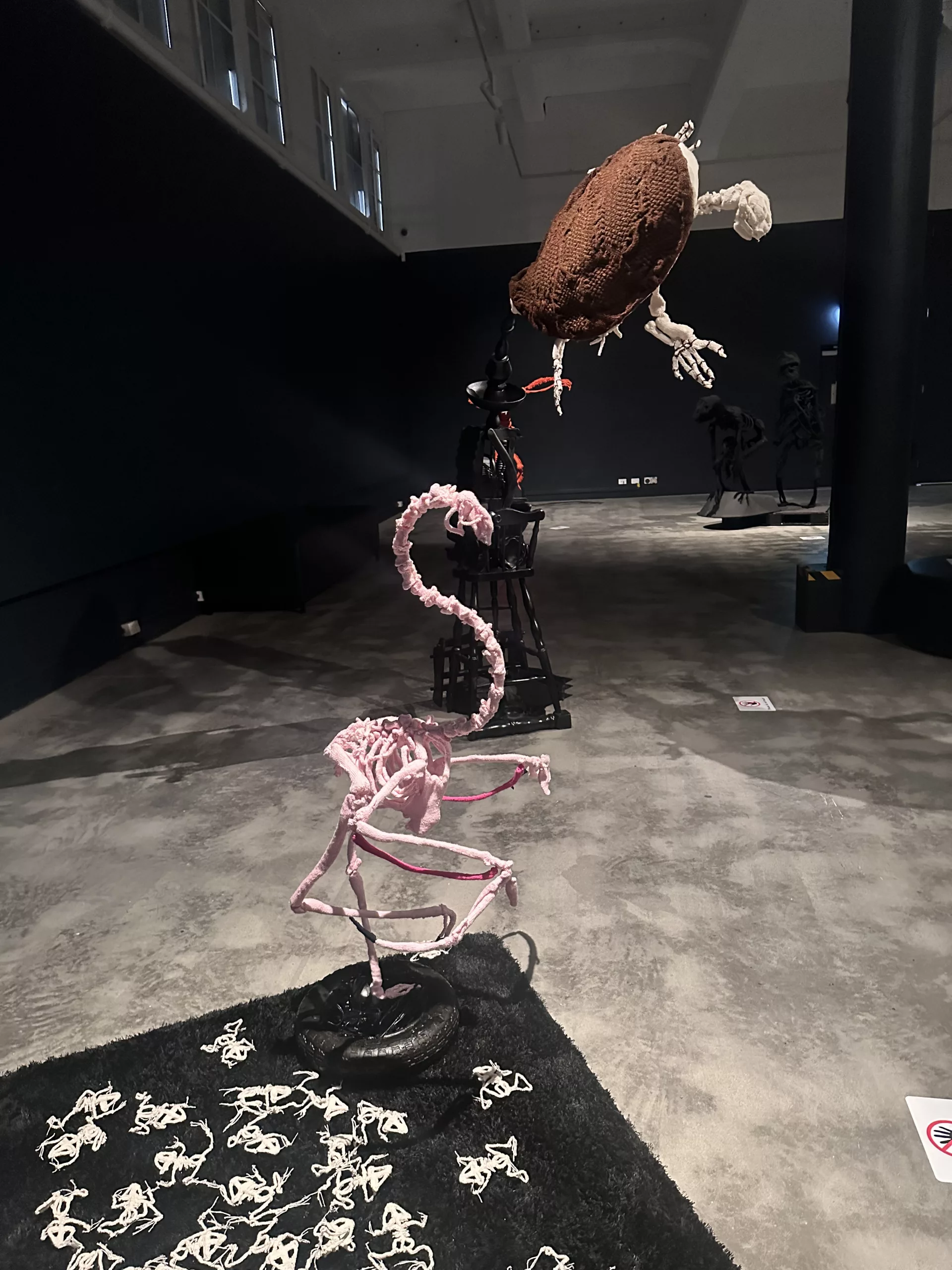 Gehäkelte und gestrickte Tiere als Appell für den Artenschutz
